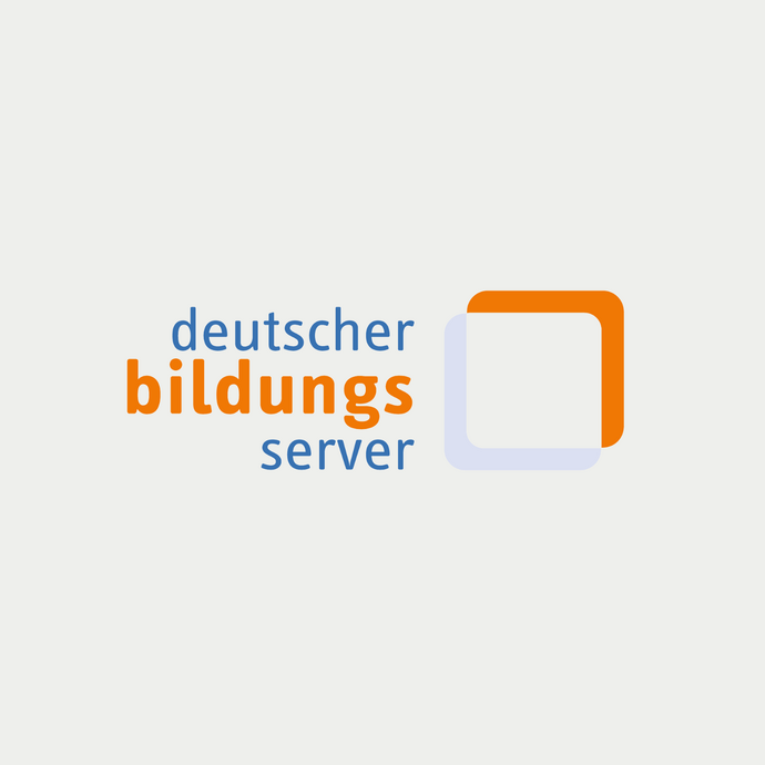 Auf dem Logo steht: »Deutscher Bildungsserver«